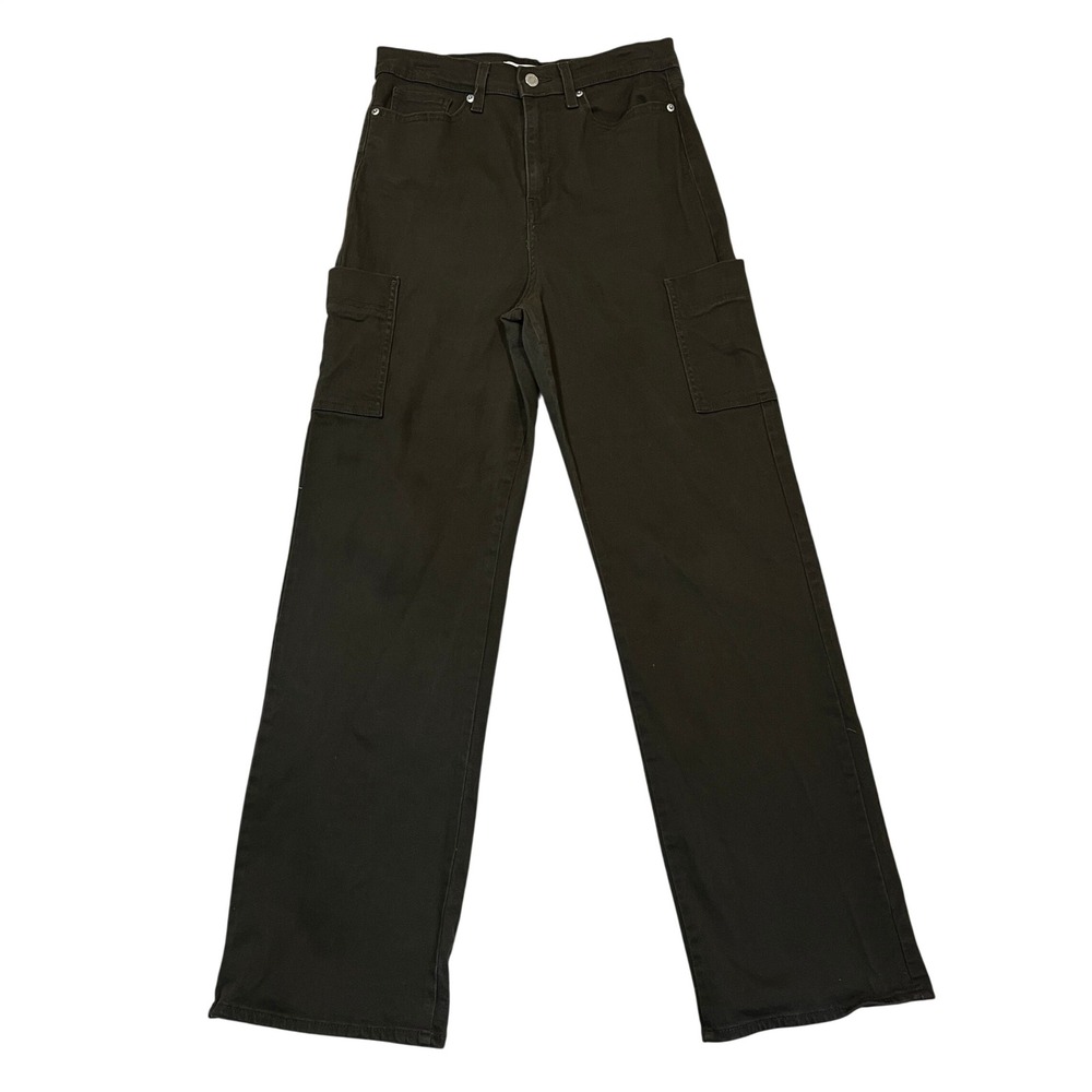 Levi's Heritage Olive Green High Rise Loose Straight Cargo Pants 6 Utility Gorp